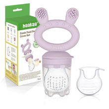 Load image into Gallery viewer, Haakaa Fresh Food Feeder &amp; Cover Set
