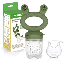 Load image into Gallery viewer, Haakaa Fresh Food Feeder &amp; Cover Set
