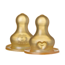 Load image into Gallery viewer, BIBS Glass Bottle Twin Pack TEATS
